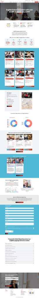 English language school in London