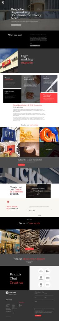 Signs Maker - Trade Made