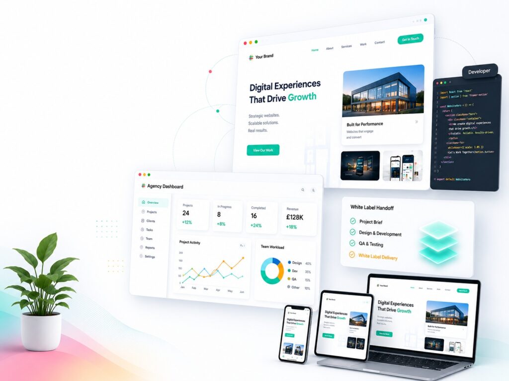 white label website development